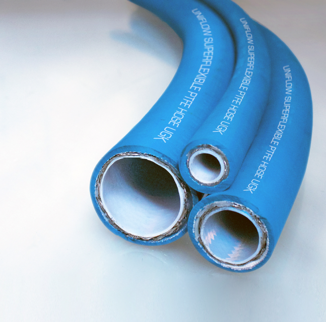 Resistant flexible PTFE hose